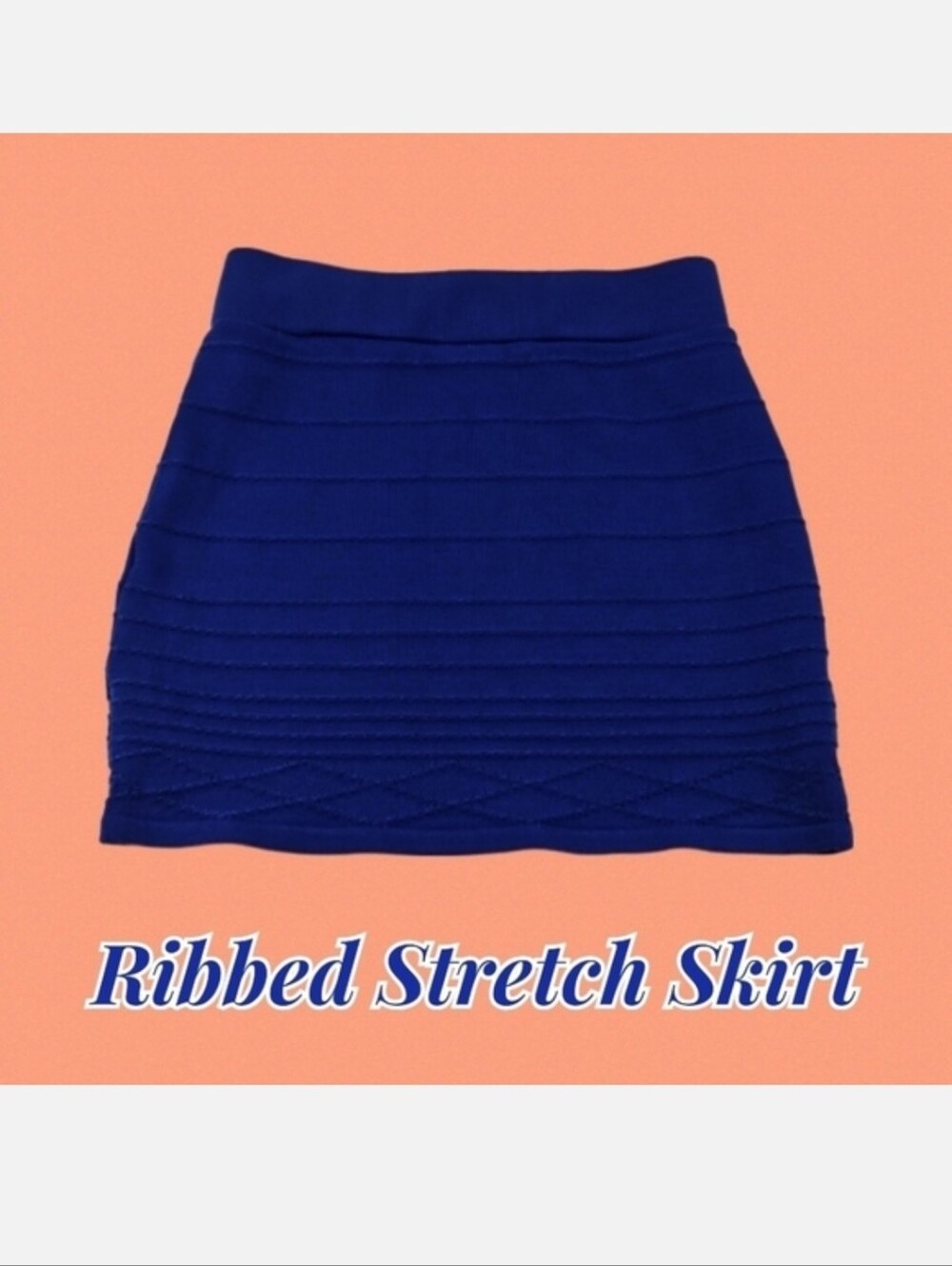 Blue Mini Skirt, XS